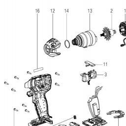 Metabo SSD 18 LTX 200 BL spare parts