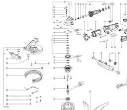 Metabo RS 14-125 spare parts
