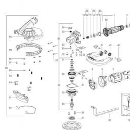 Metabo RSEV 19-125 RT spare parts