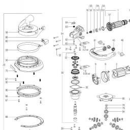 Metabo RFEV 19-125 RT spare parts