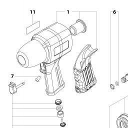 Metabo DSSW 360 Set 1/2" spare parts