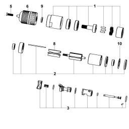 Metabo DB 10 spare parts