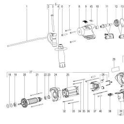 Metabo SBE 610 spare parts