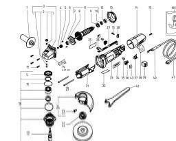 Metabo W 6-125 spare parts