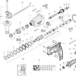 Metabo BHE 2444 spare parts