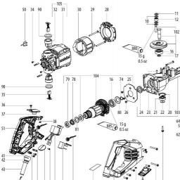 Metabo SSE 1100 spare parts