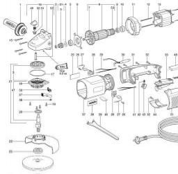 Metabo W 14-150 Ergo spare parts
