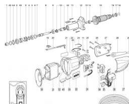 Metabo GE 700 spare parts