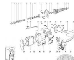 Metabo GE 700 Basic spare parts