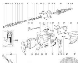 Metabo G 700 AC/DC spare parts