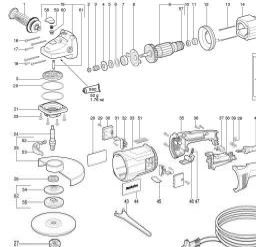 Metabo W 21-230 spare parts