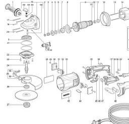 Metabo WX 23-180 Quick spare parts