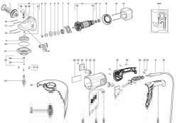 Metabo WX 20-230 SP spare parts