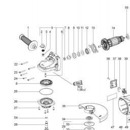 Metabo W 2000 spare parts