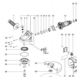 Metabo WX 2000 spare parts
