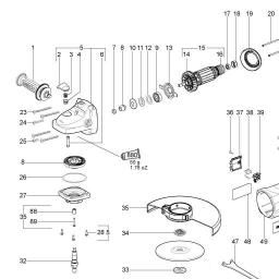 Metabo W 21-180 spare parts