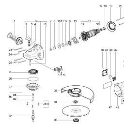 Metabo WX 21-230 Quick spare parts
