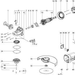 Metabo WX 24-180 spare parts