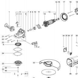 Metabo WXLA 24-180 Quick spare parts