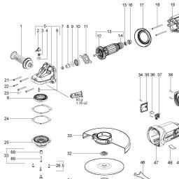 Metabo WX 24-230 spare parts