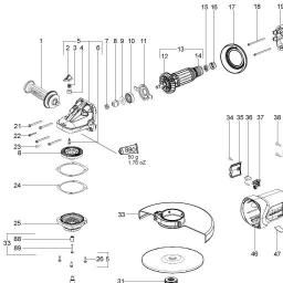Metabo WXLA 24-230 Quick spare parts