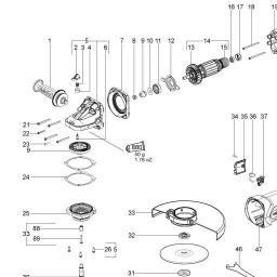 Metabo W 26-180 spare parts