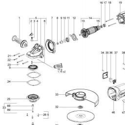 Metabo WX 26-230 Quick spare parts