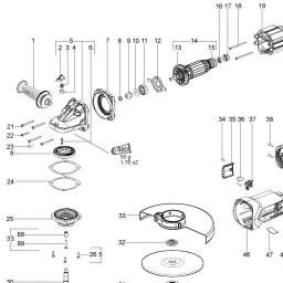 Metabo WX 26-230 Quick spare parts