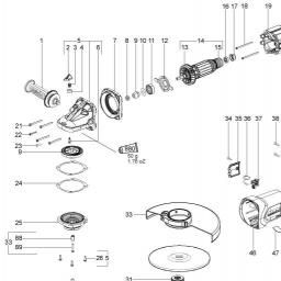 Metabo WXLA 26-230 Quick spare parts