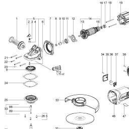 Metabo WXLA 26-230 Quick spare parts