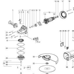 Metabo WX 22-230 Quick spare parts