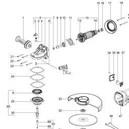 Metabo W 22-230 MVT spare parts