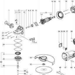 Metabo WE 22-230 MVT spare parts