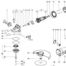 Metabo WE 24-180 MVT spare parts