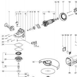 Metabo WEA 24-180 MVT Quick spare parts