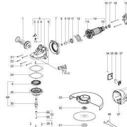Metabo W 26-180 MVT spare parts
