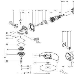 Metabo W 26-230 MVT spare parts