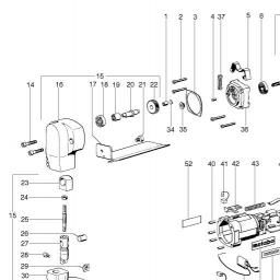 Metabo KU 6872 spare parts