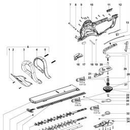 Metabo HS 8745 spare parts