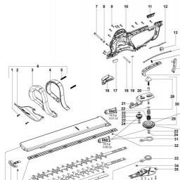 Metabo HS 8855 spare parts