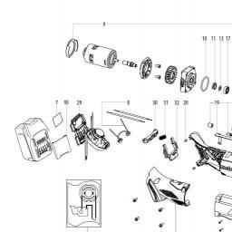 Metabo MT 18 LTX spare parts