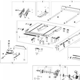 Metabo TS 36 LTX BL 254 spare parts