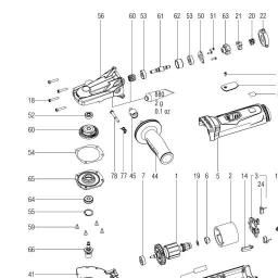 Metabo WPF 18 LTX 125 spare parts