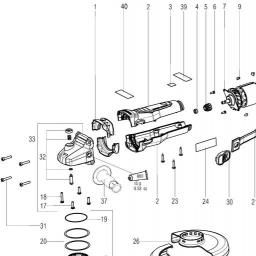 Metabo WB 18 LTX BL 150 Quick spare parts