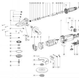 Metabo WEF 15-125 Quick spare parts