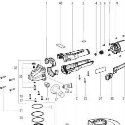 Metabo WB 18 LTX BL 180 spare parts