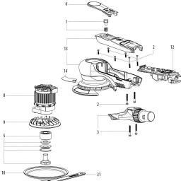 Metabo SXE 150-5.0 BL spare parts