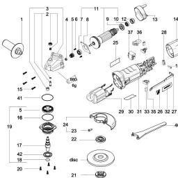 Metabo W 78100 spare parts