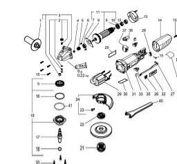 Metabo W 85100 spare parts