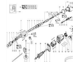 Metabo BHE 2643 spare parts